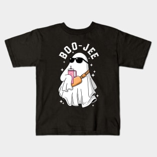 Spooky Season Cute Ghost Halloween Kids T-Shirt